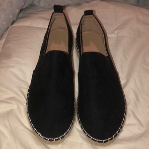 Black slip ons